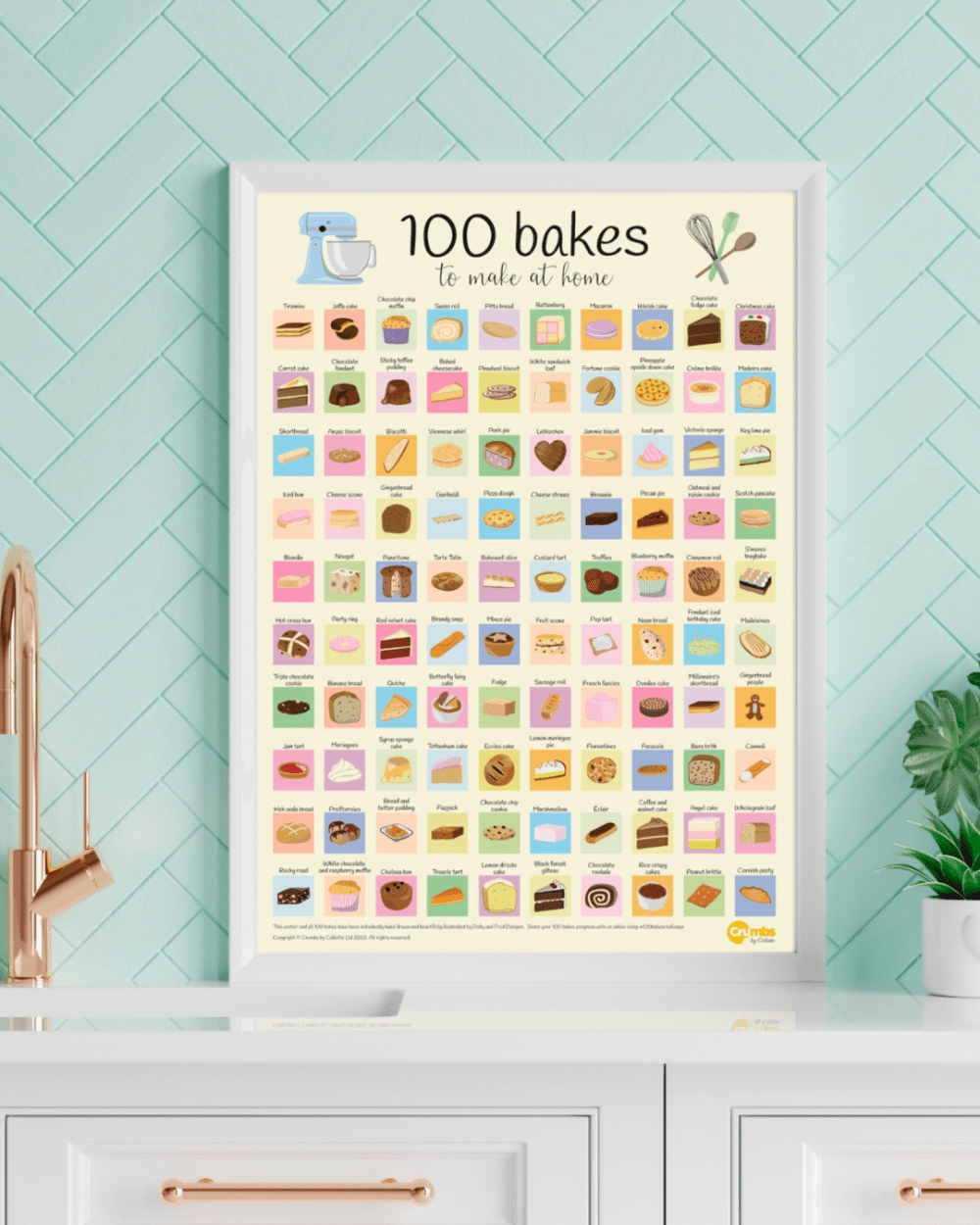 100 Bakes Scratch Off Poster - Image 8