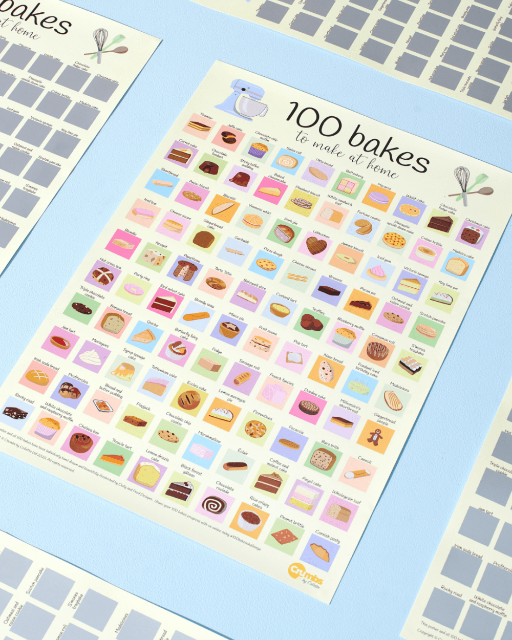 100 Bakes Scratch Off Poster - Image 6