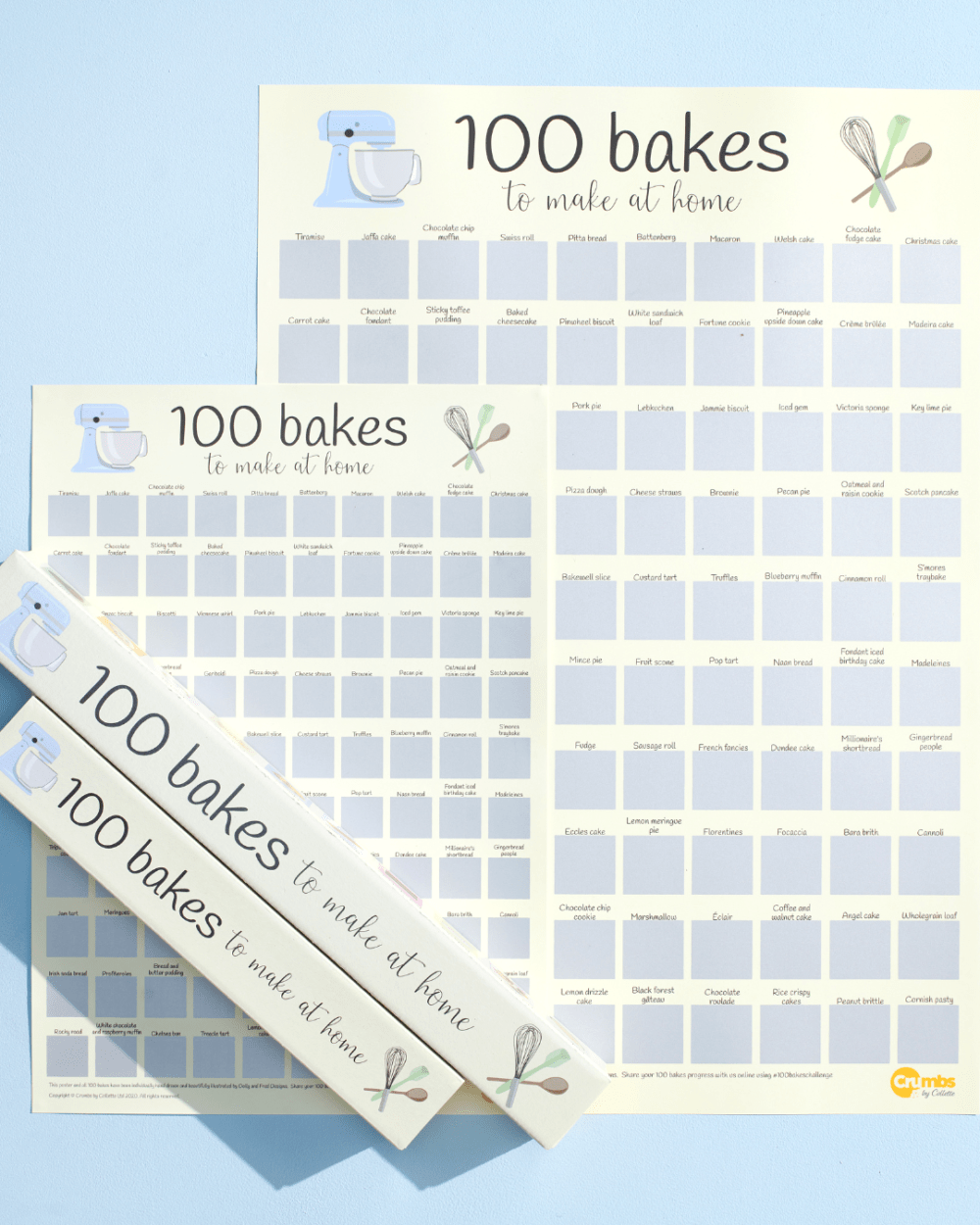 100 Bakes Scratch Off Poster - Image 7