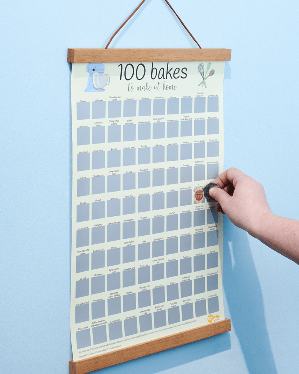 100 Bakes Scratch Off Poster - Image 10