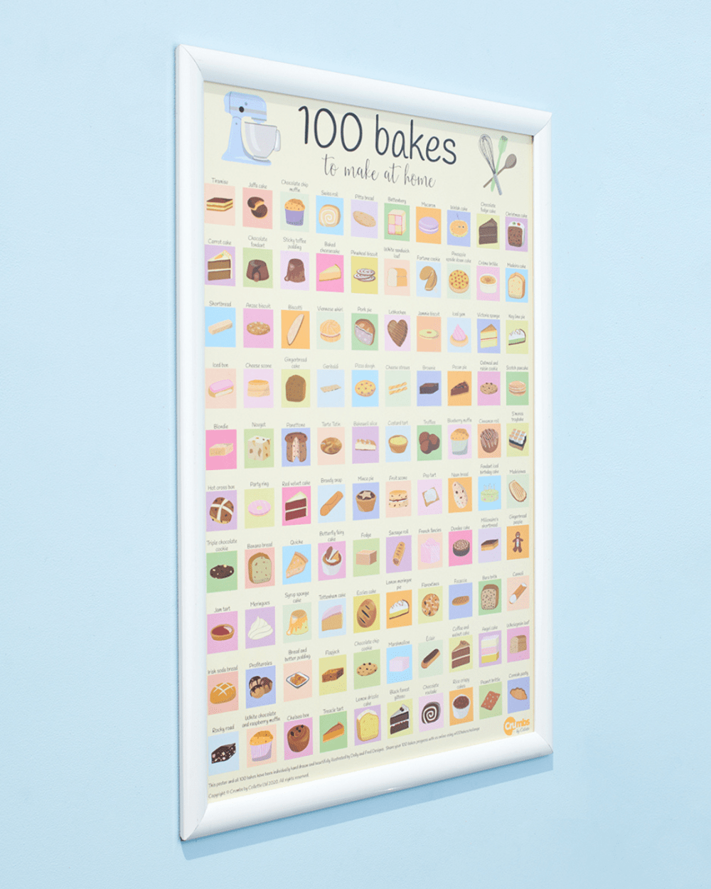 100 Bakes Scratch Off Poster - Image 11