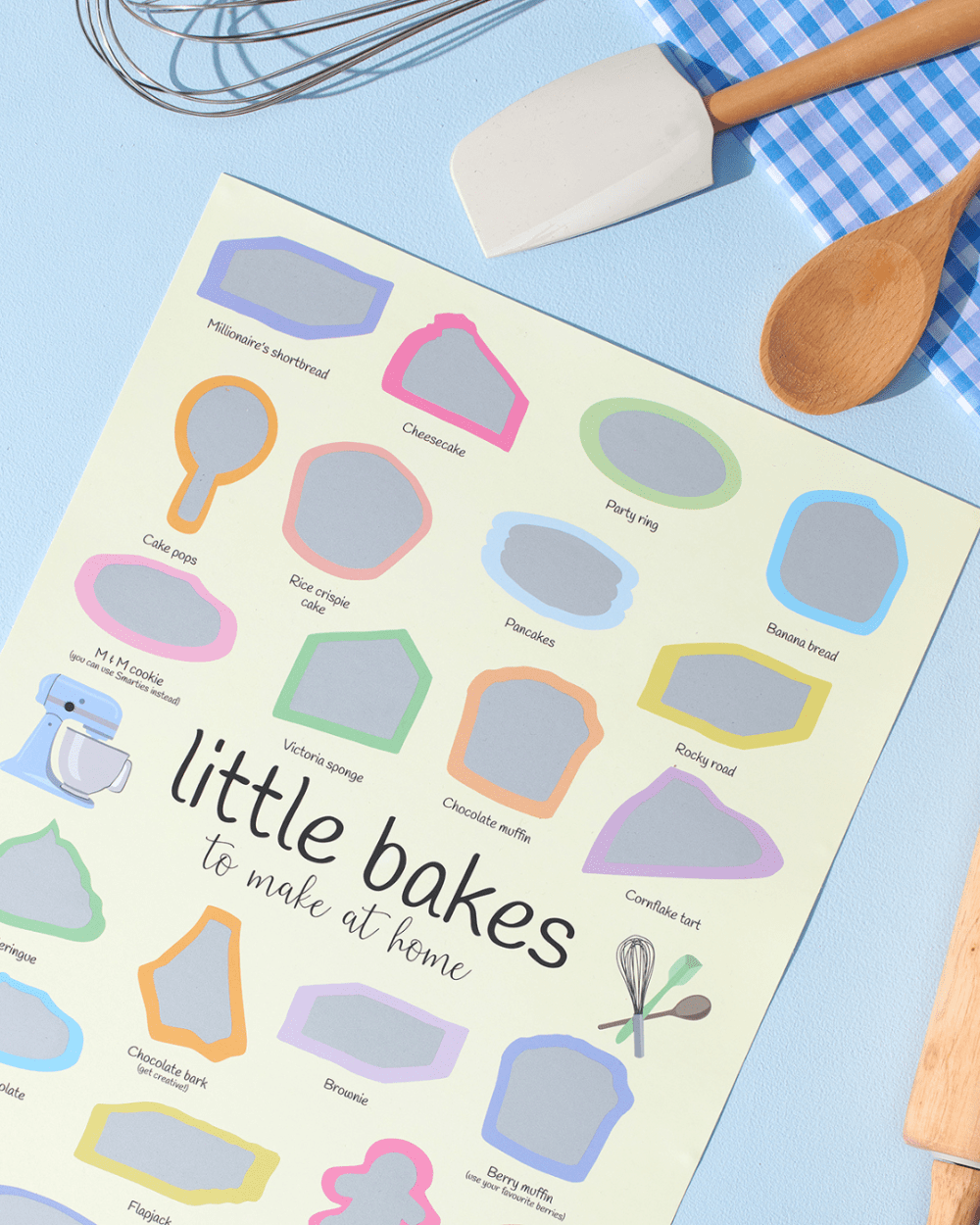 Little Bakes Scratch Off Poster - A3 - Image 2