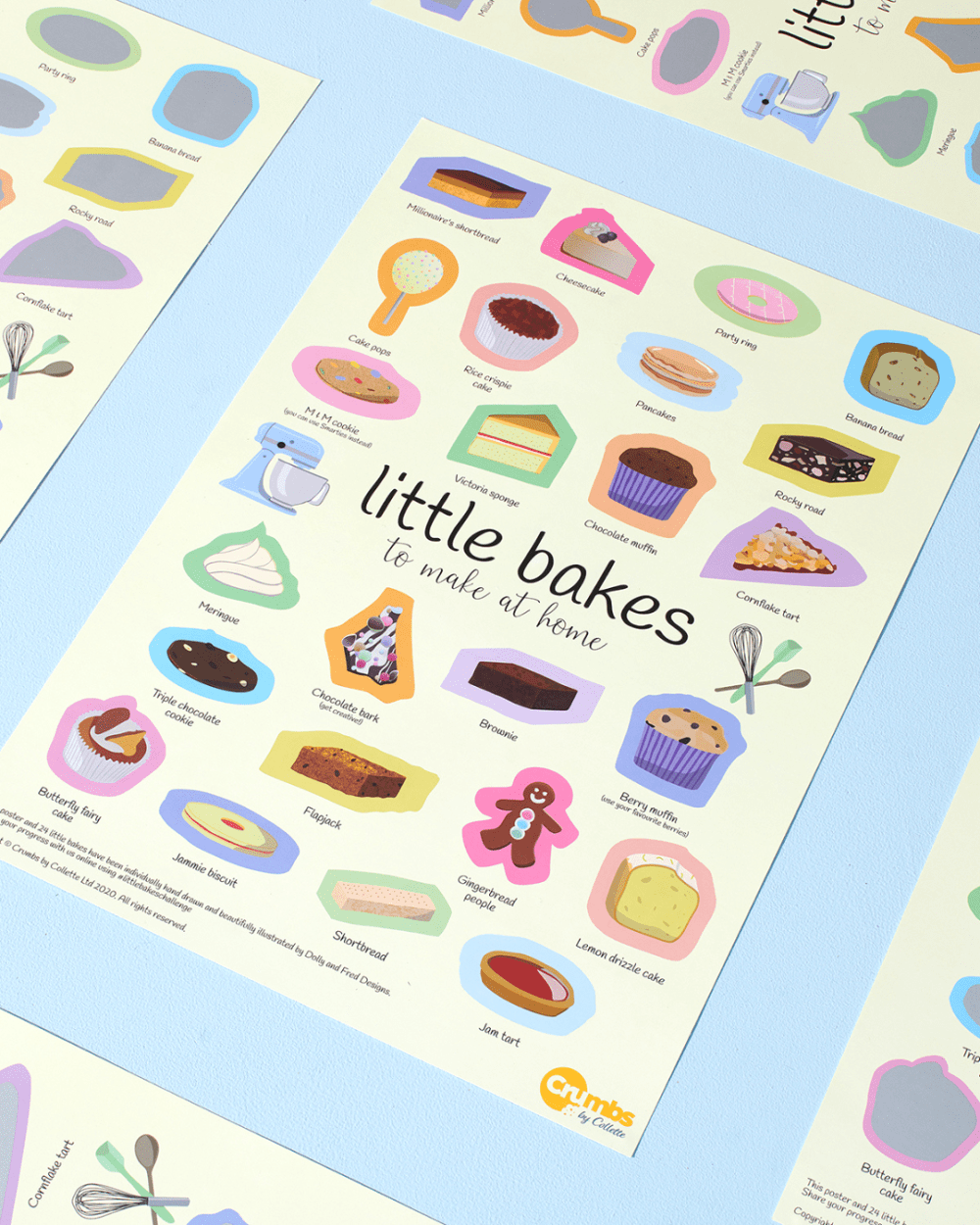 Little Bakes Scratch Off Poster - A3 - Image 4