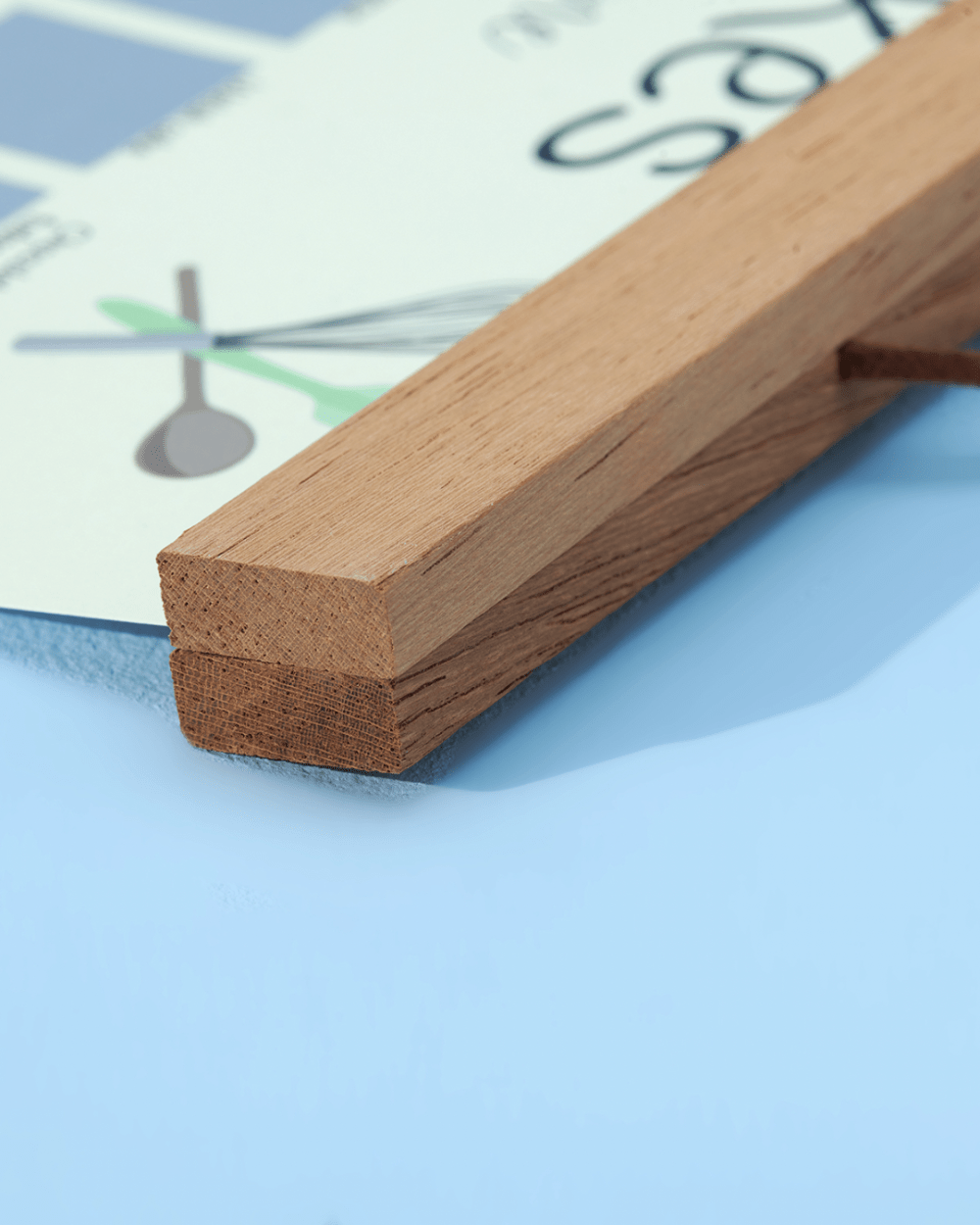 Magnetic Teak Wooden Poster Hanger - Image 3