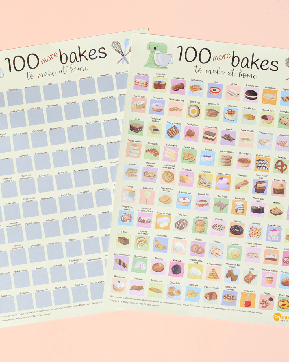 100 More Bakes Scratch Off Poster - Image 4