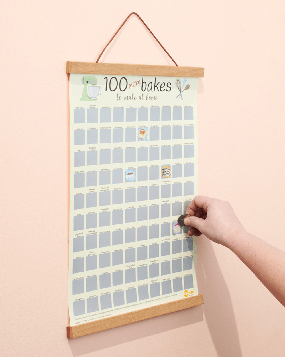 100 More Bakes Scratch Off Poster - Image 7