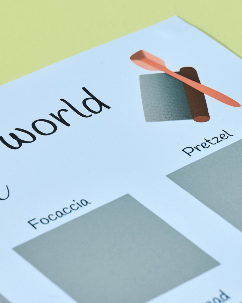Breads From Around the World Scratch Off Poster - A3 - Image 7