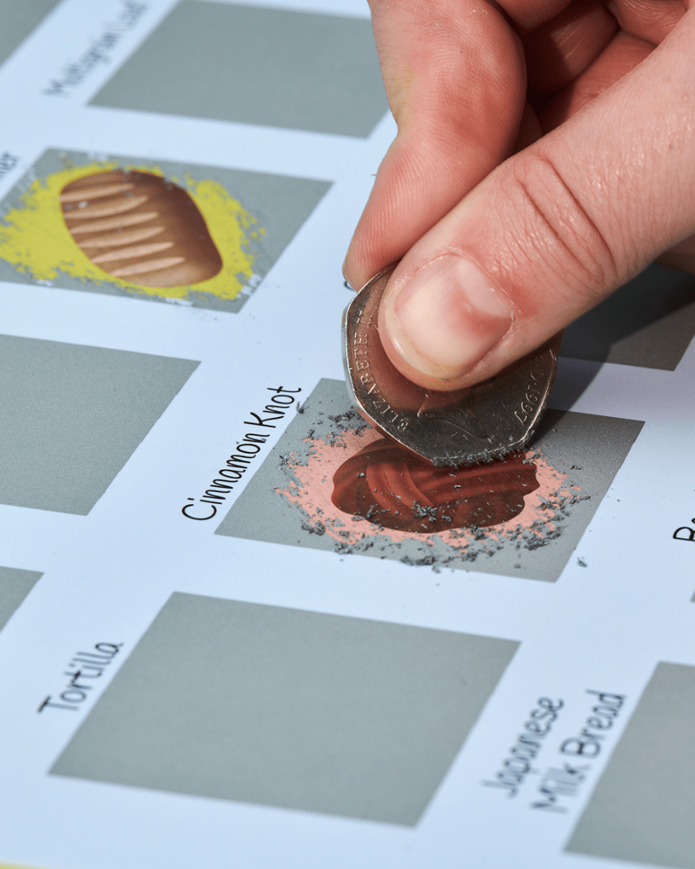 Breads From Around the World Scratch Off Poster - A3 - Image 6